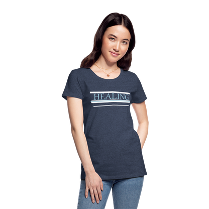 Healing Me Women’s Premium T-Shirt | Spreadshirt 813 - heather blue