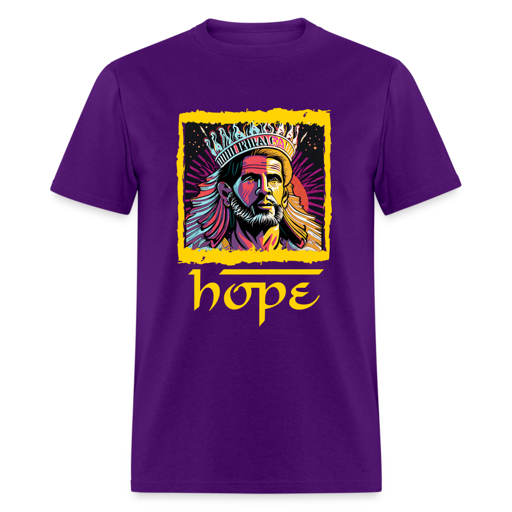Hope Unisex Classic T-Shirt - purple