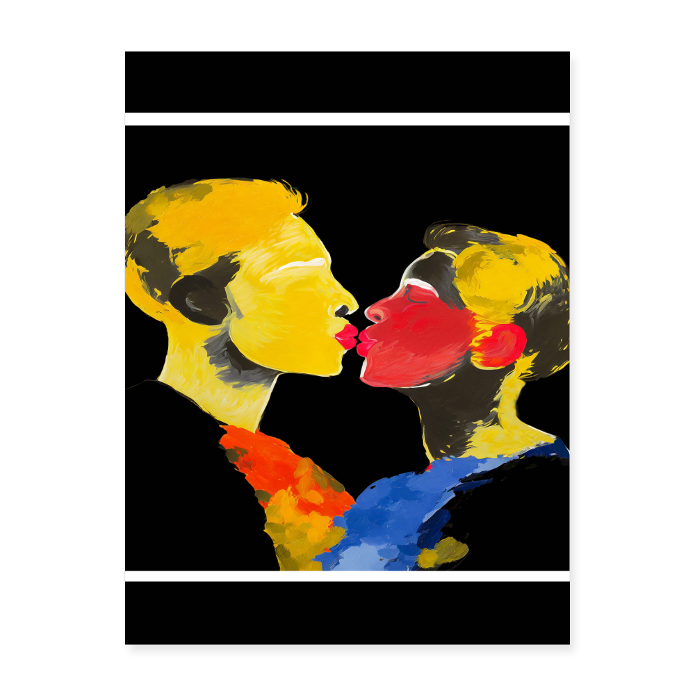 Take the Mask Off and Put the Love On 18x24 poster - white