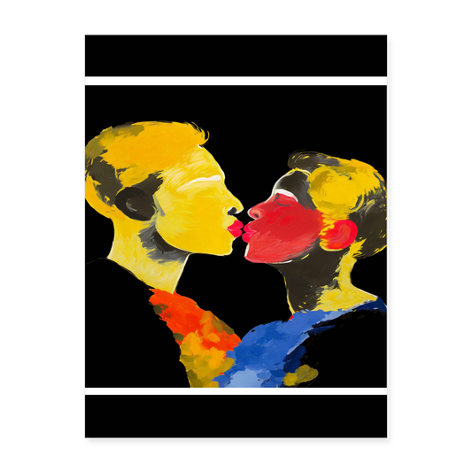 Take the Mask Off and Put the Love On 18x24 poster - white
