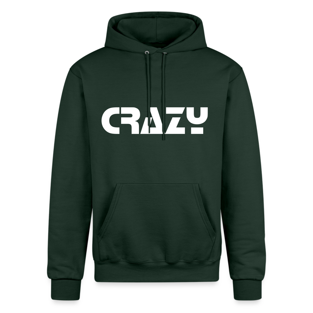 I Warned You Champion Unisex Powerblend Hoodie - Dark Green