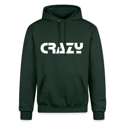 I Warned You Champion Unisex Powerblend Hoodie - Dark Green