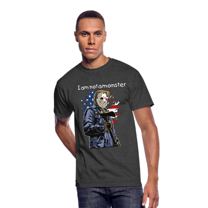 Wait! Yes, I Am Men’s 50/50 T-Shirt - heather black