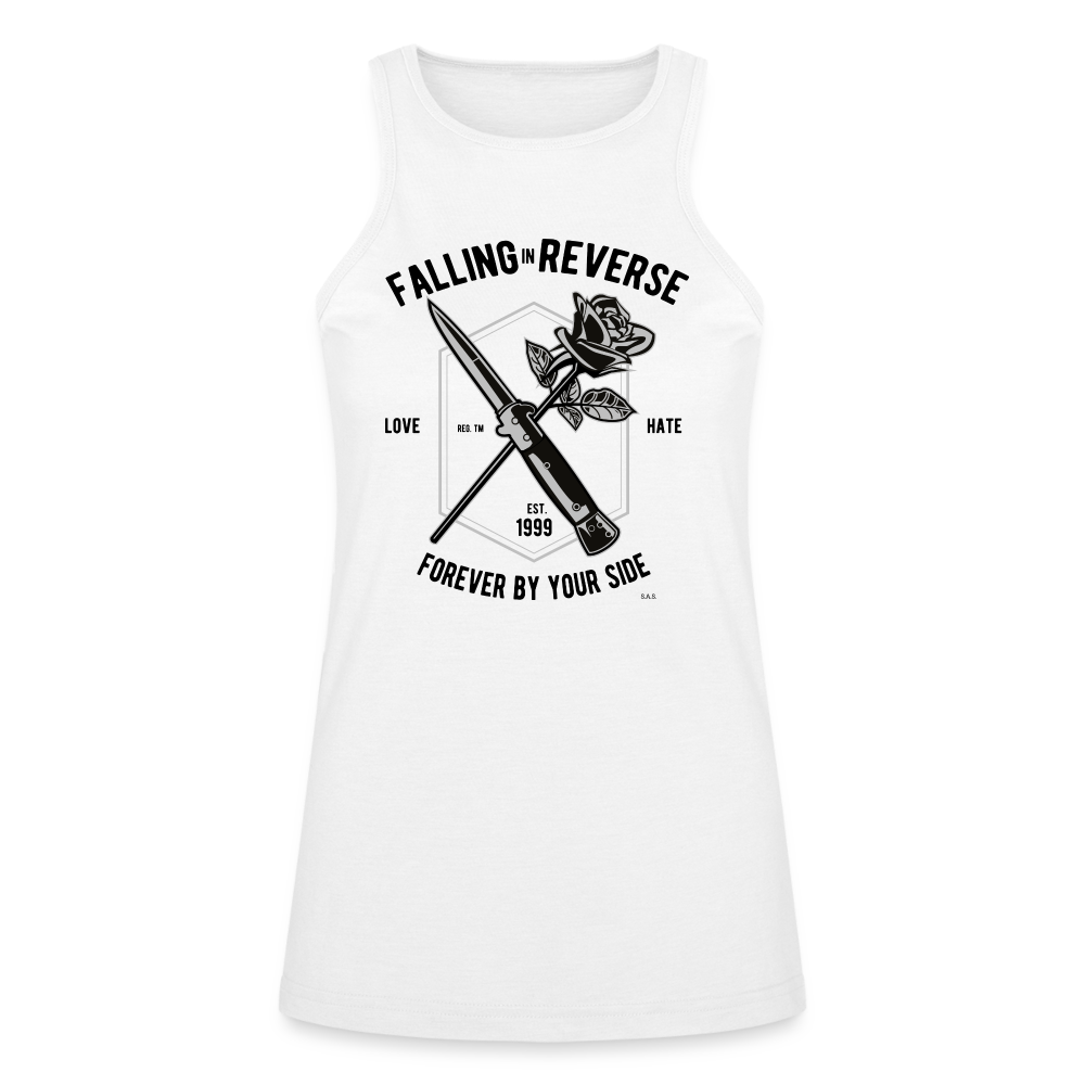 Falling in Reverse American Apparel Women’s Racerneck Tank - white