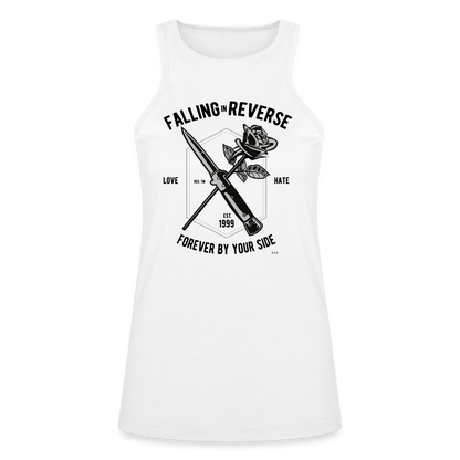 Falling in Reverse American Apparel Women’s Racerneck Tank - white