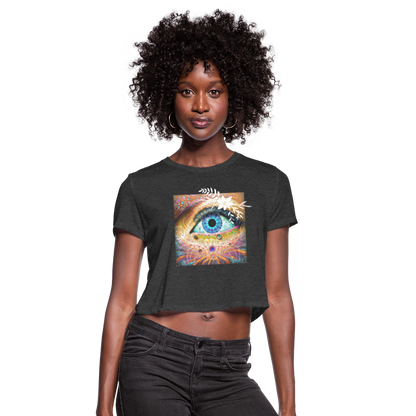 Relax with Women's Cropped T-Shirt - deep heather