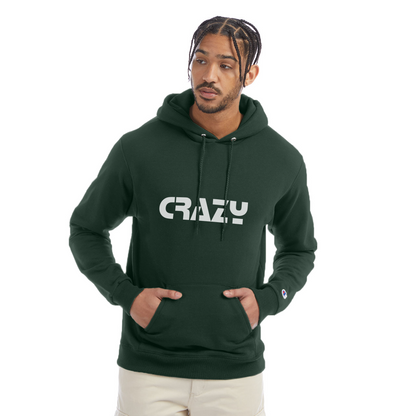 I Warned You Champion Unisex Powerblend Hoodie - Dark Green