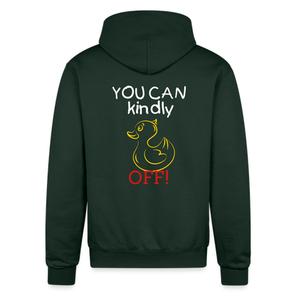 No Ducks Givin' Champion Unisex Hoodie - Dark Green