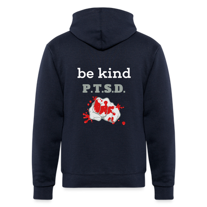 I Said Be KIND!!! Champion Unisex Powerblend Hoodie - navy