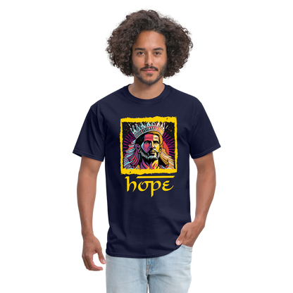 Hope Unisex Classic T-Shirt - navy