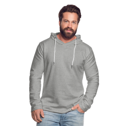 Just Joking!  Unisex Lightweight Terry Hoodie - heather gray