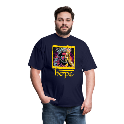 Hope Unisex Classic T-Shirt - navy
