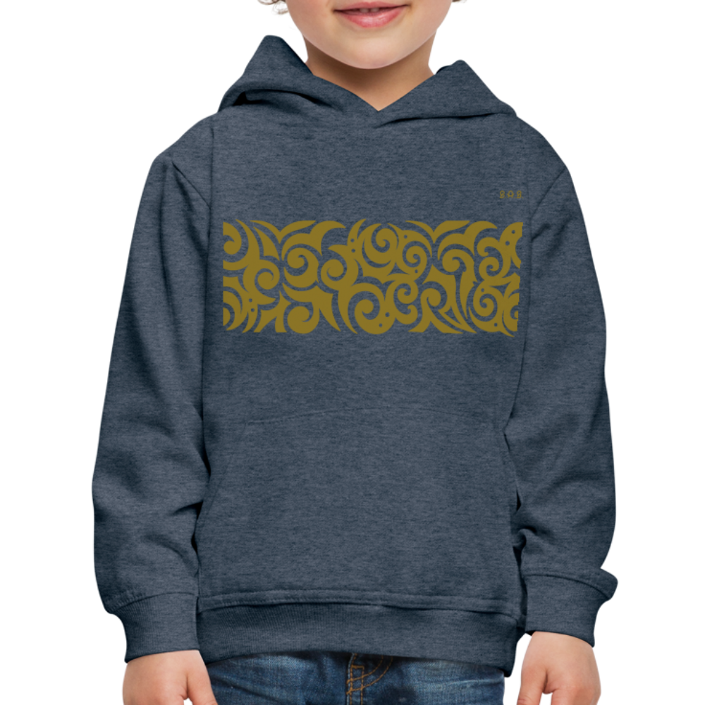 Kids‘ Premium Hoodie - heather denim