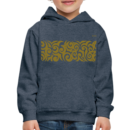 Kids‘ Premium Hoodie - heather denim