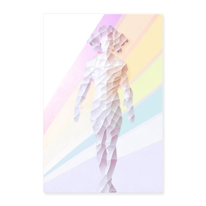 Anxiety Poster 24x36 - white