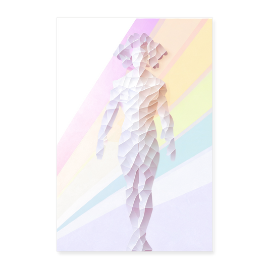 Anxiety Poster 24x36 - white