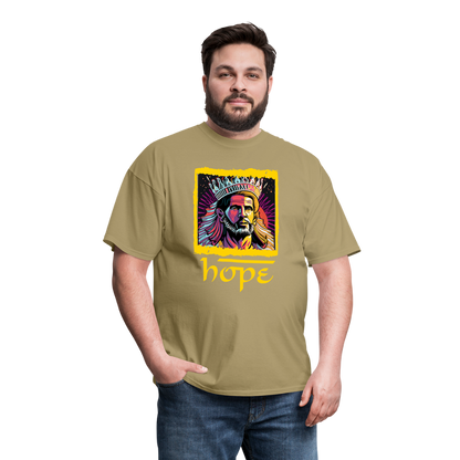 Hope Unisex Classic T-Shirt - khaki