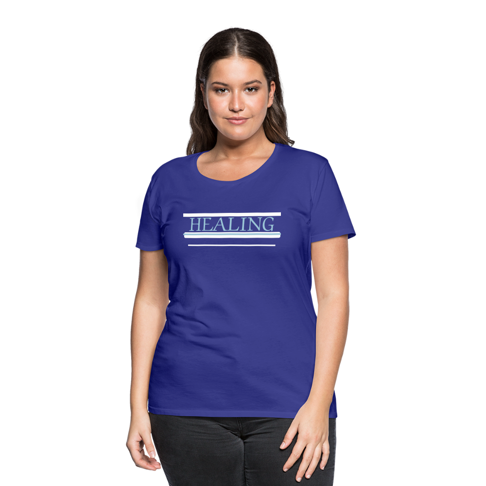 Healing Me Women’s Premium T-Shirt | Spreadshirt 813 - royal blue
