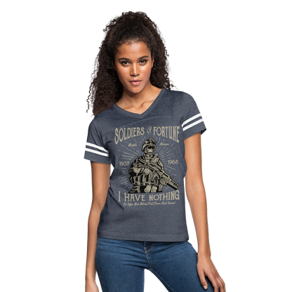 Hero Women's Cropped T-Shirt - vintage navy/white