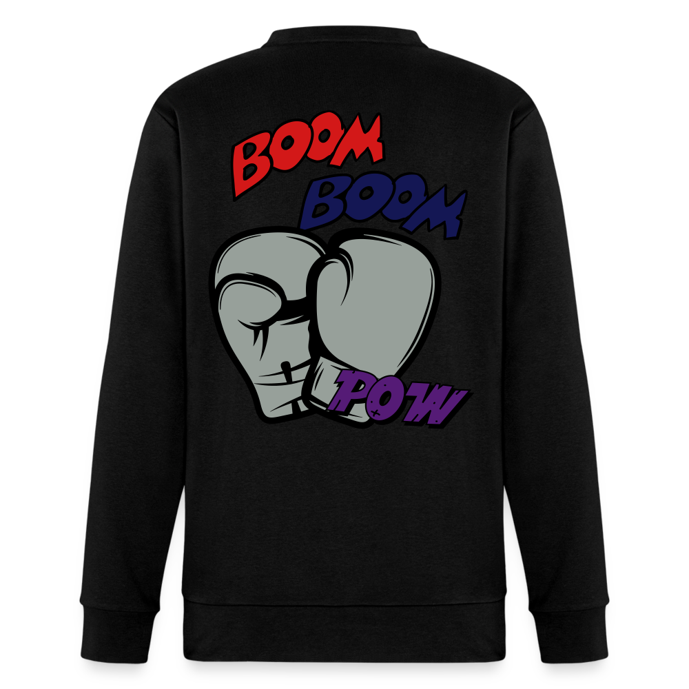 I Thought you said Boxing Adidas Unisex Fleece Crewneck Sweatshirt - black