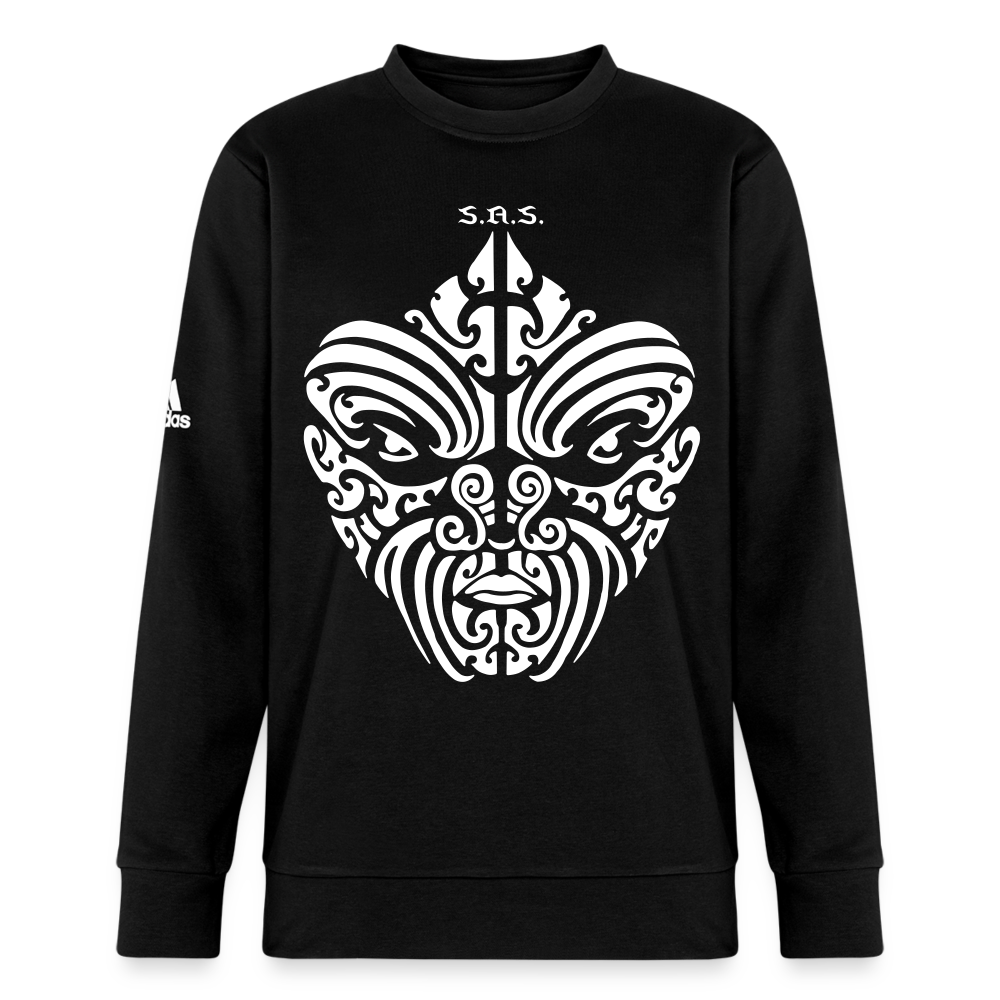 I See You Watchin' Adidas Unisex Fleece Crewneck Sweatshirt - black