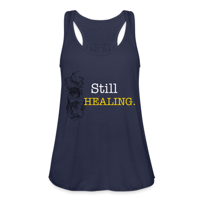 Women's Flowy Tank Top by Bella - navy
