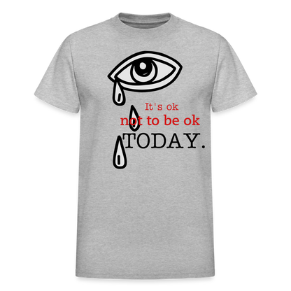 Tomorrow is Not to Far Gildan Ultra Cotton Adult T-Shirt - heather gray