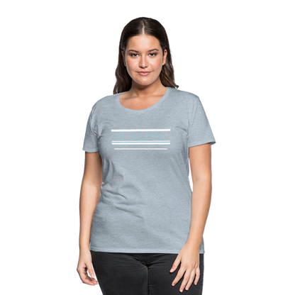 Healing Me Women’s Premium T-Shirt | Spreadshirt 813 - heather ice blue