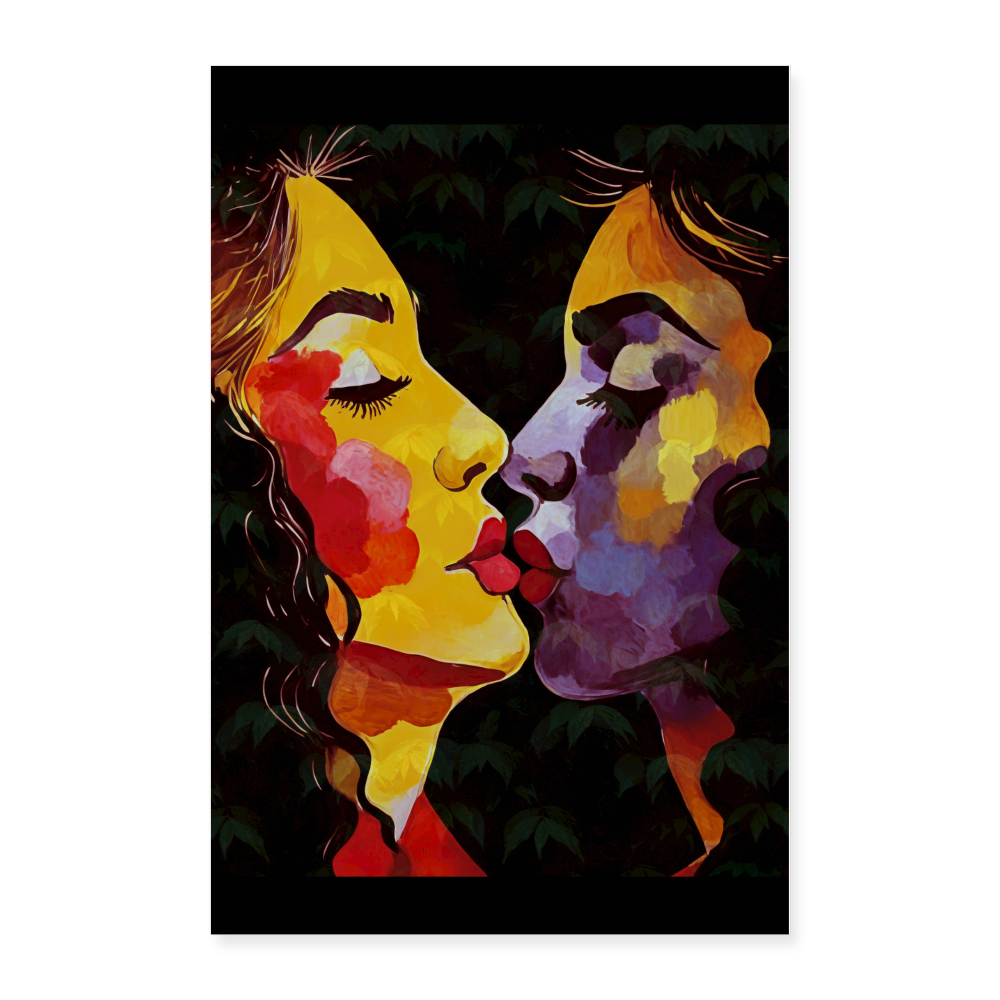 Free to love Poster 24x36 - white