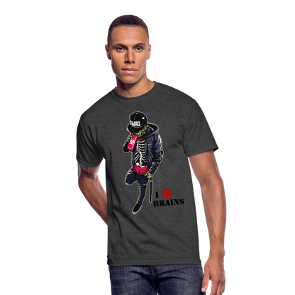 Yummy Snack Men’s 50/50 T-Shirt - heather black