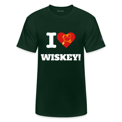 Wisk Away with Champion Unisex T-Shirt - Dark Green