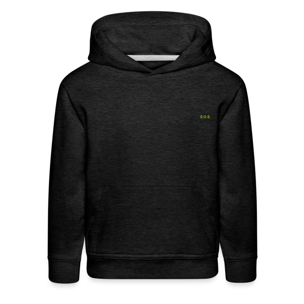 Party like a Zombie Kids‘ Premium Hoodie - charcoal grey