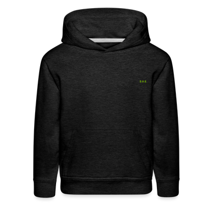 Party like a Zombie Kids‘ Premium Hoodie - charcoal grey