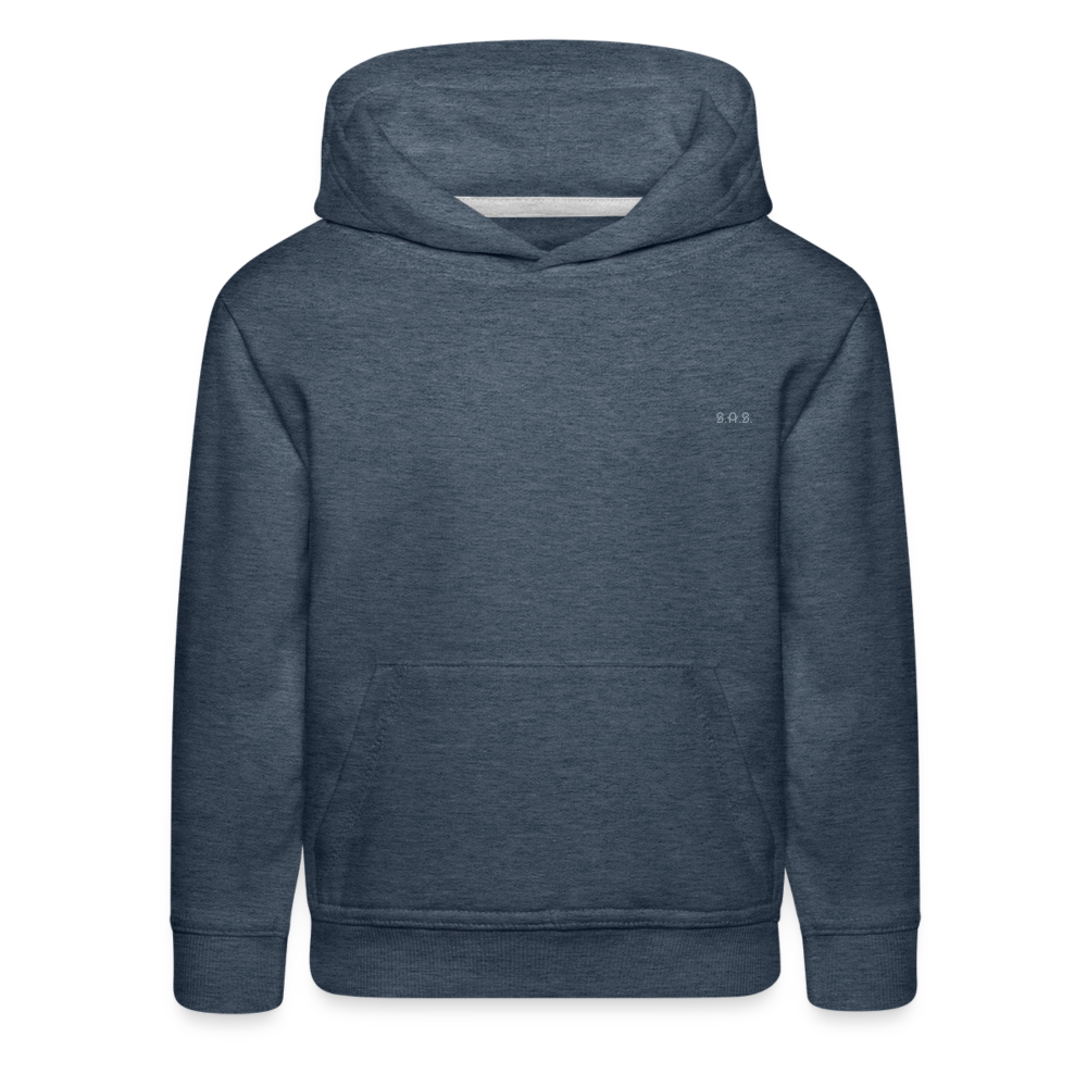 Escape Reality Video Gamer Kids‘ Premium Hoodie - heather denim