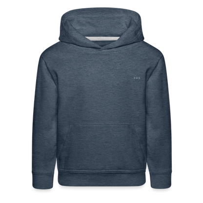 Escape Reality Video Gamer Kids‘ Premium Hoodie - heather denim