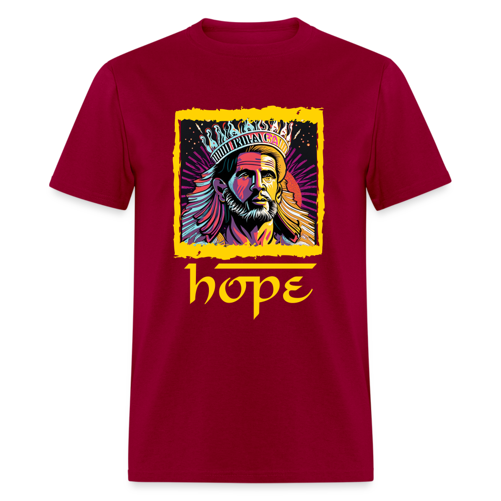 Hope Unisex Classic T-Shirt - dark red