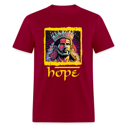 Hope Unisex Classic T-Shirt - dark red