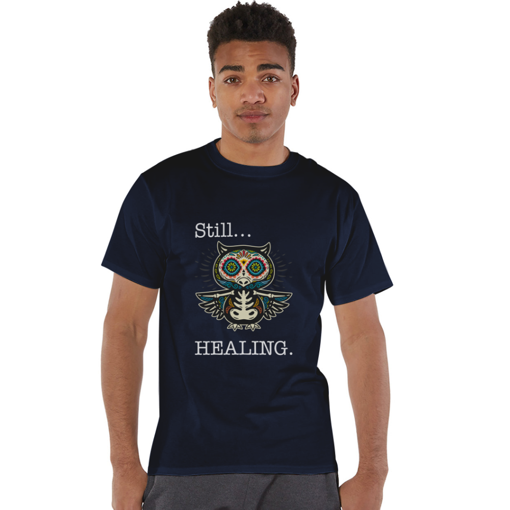 Still Healing Champion Unisex T-Shirt - navy