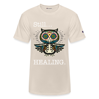 Still Healing Champion Unisex T-Shirt - Sand
