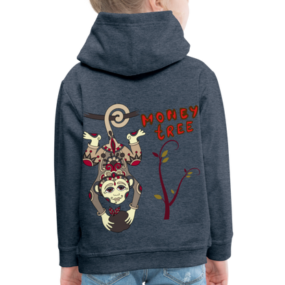 Kids‘ Premium Hoodie - heather denim