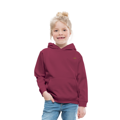Party like a Zombie Kids‘ Premium Hoodie - burgundy