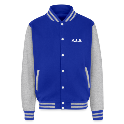 Gorilla Good Time Champion Unisex 1/4 Zip Pullover Sweatshirt - royal/heather grey