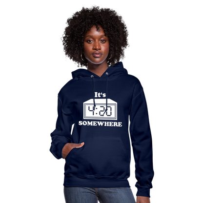 Well DUH! Women's Hoodie - navy