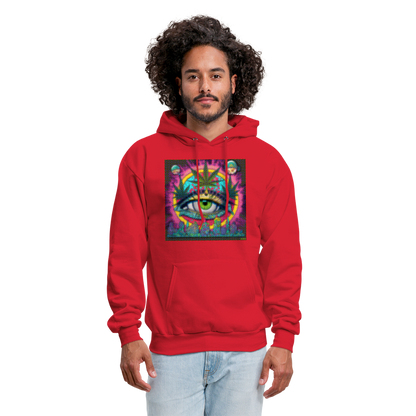 Zen and Mend Men's Hoodie - red