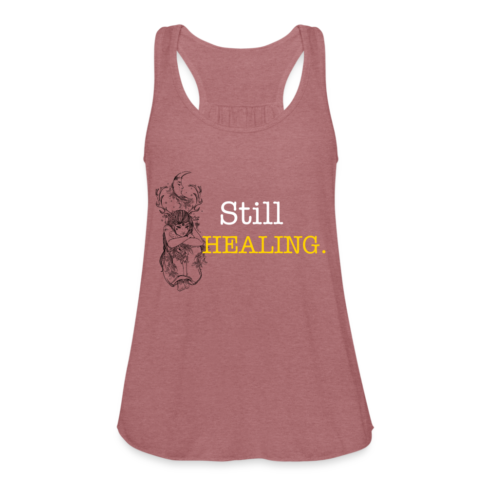 Women's Flowy Tank Top by Bella - mauve