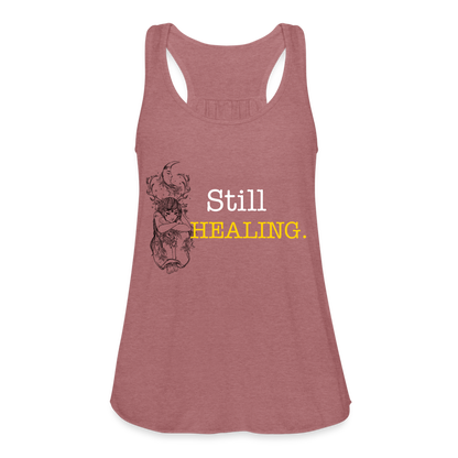 Women's Flowy Tank Top by Bella - mauve