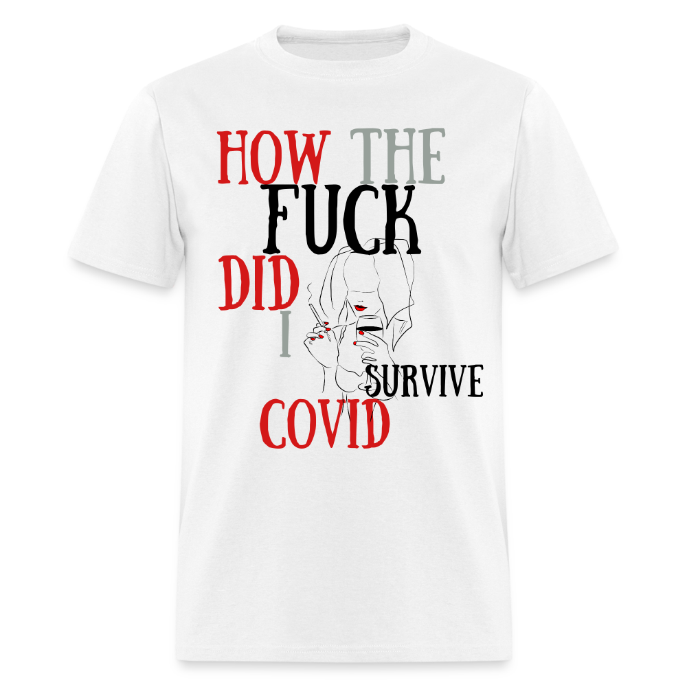 I survived Covid-19 Unisex Classic T-Shirt - white
