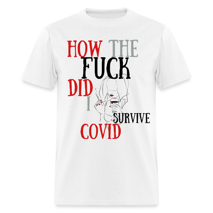 I survived Covid-19 Unisex Classic T-Shirt - white