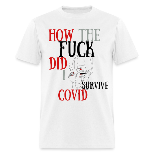 I survived Covid-19 Unisex Classic T-Shirt - white