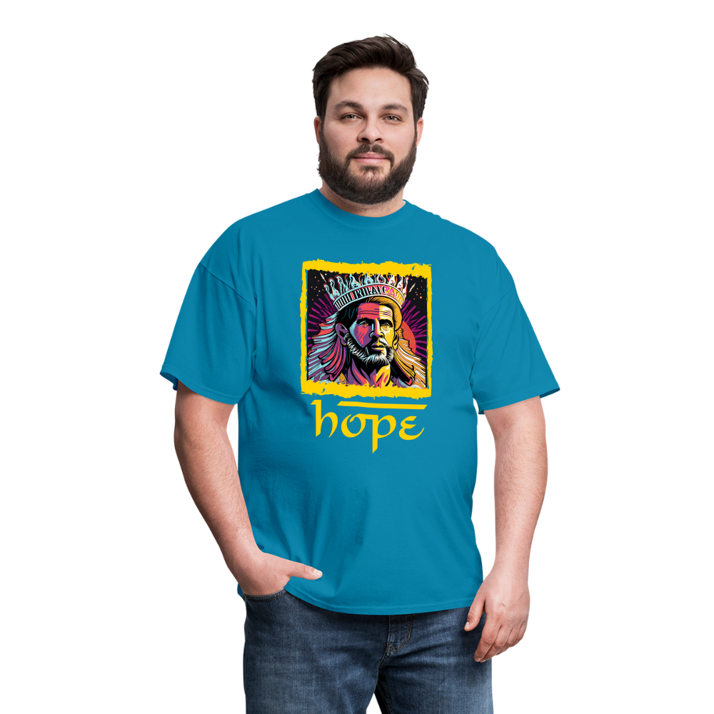Hope Unisex Classic T-Shirt - turquoise